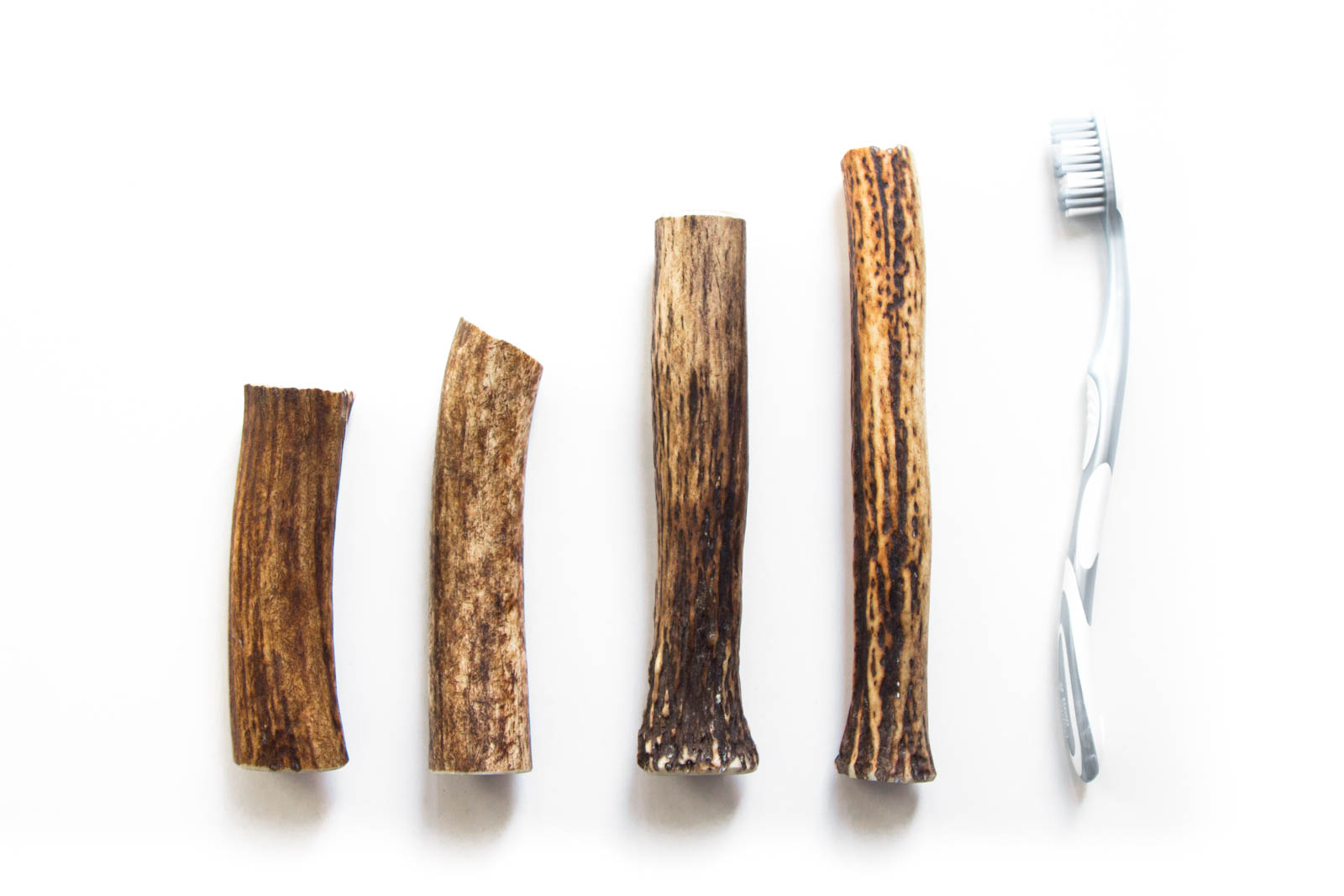 Hirchgeweih-Hund-Kausnack-groessen