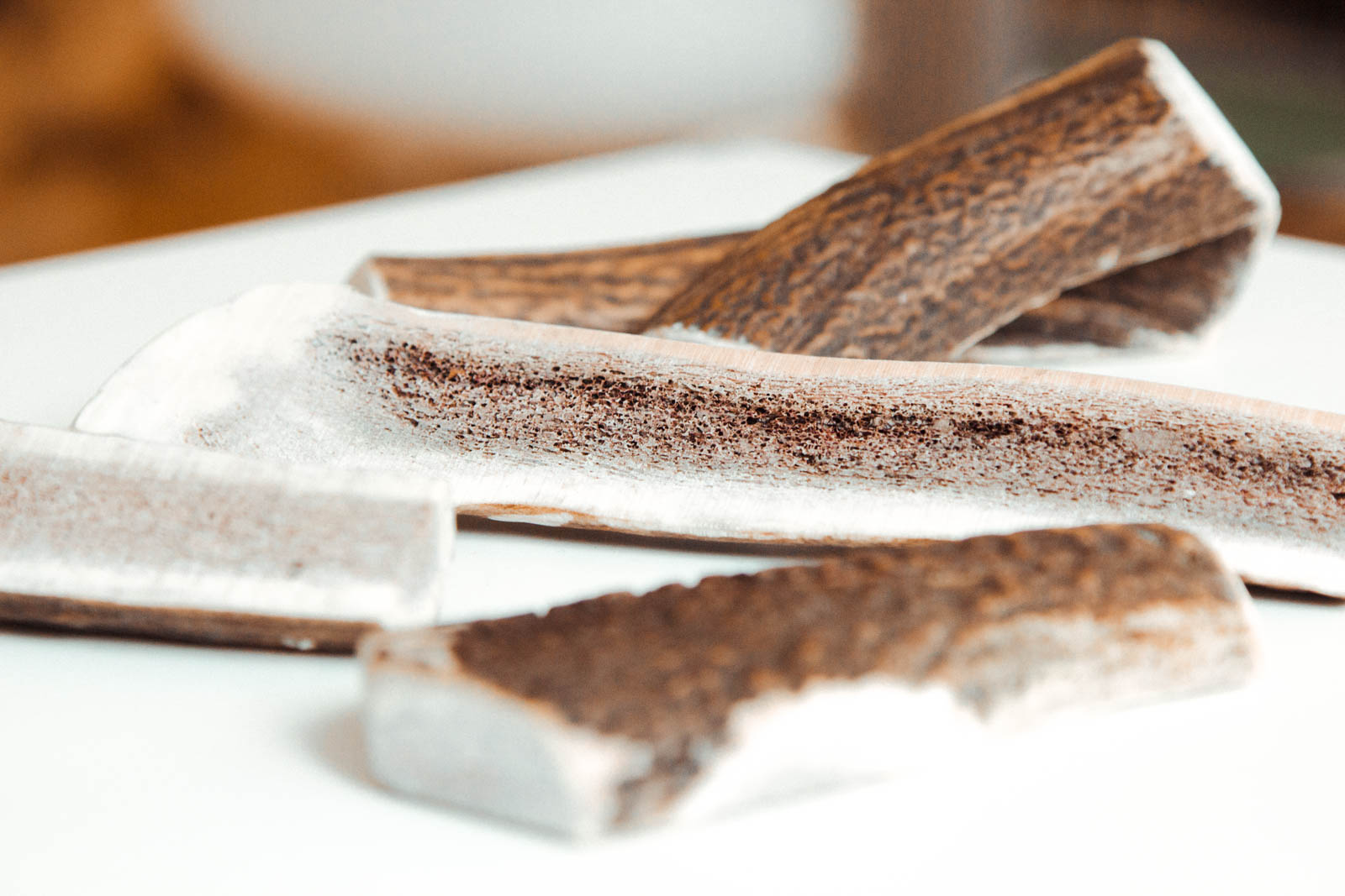 Hirschgeweih Kausnack halbiert 4